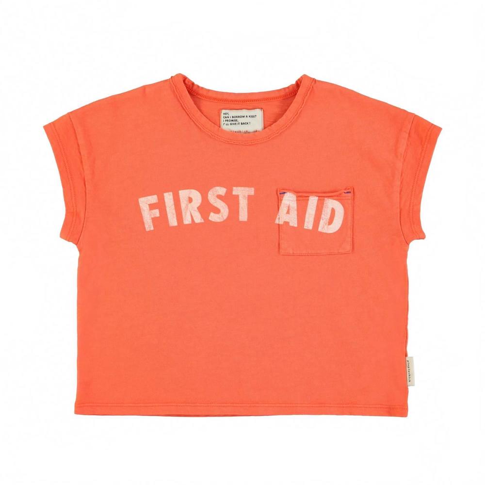 NEW PIUPIUCHICK kids first aid top in orange